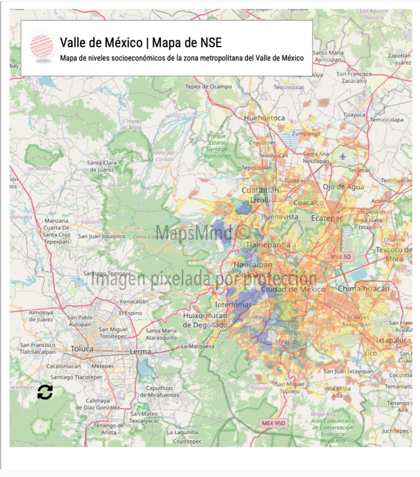 Mapa Mural de Niveles Socioeconómicos