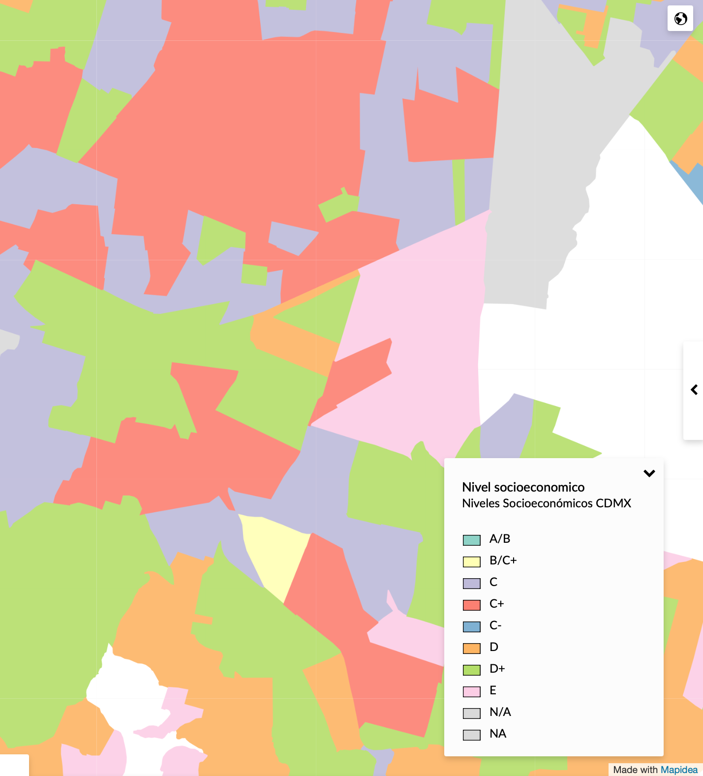 Dataset de niveles socioeconómicos